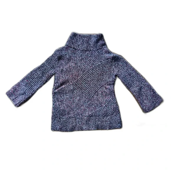 Rag & Bone Red Gray Merino Wool Blend Mock Turtleneck Sweater   Women's Size S - Picture 2 of 9